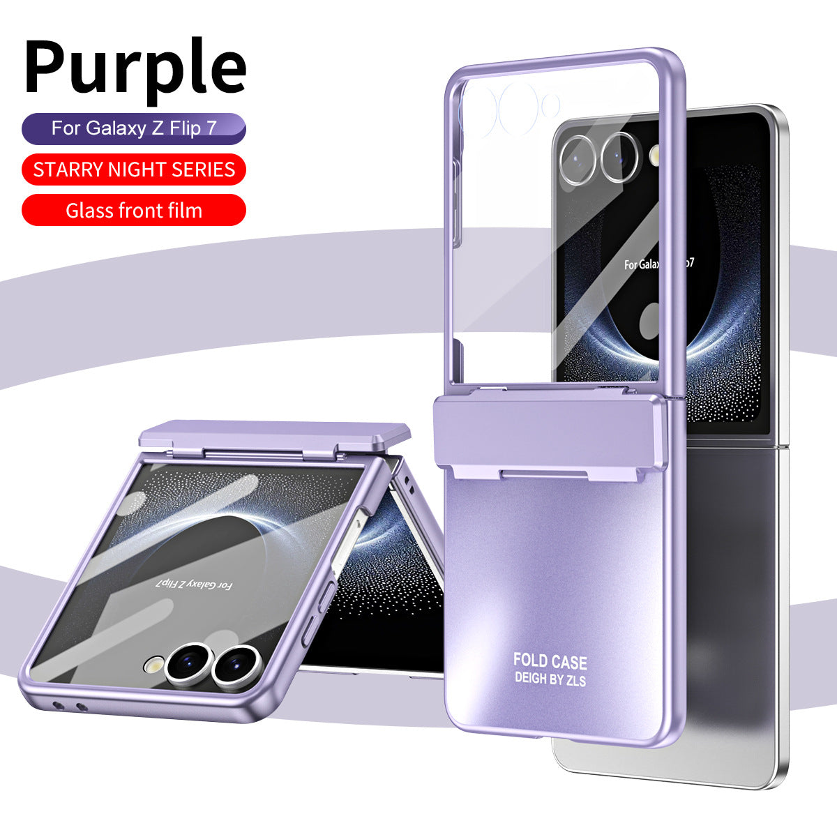 Enhanced Version of Hinge Folding Shell Case For Samsung Galaxy Z Flip7/Flip6/Flip5