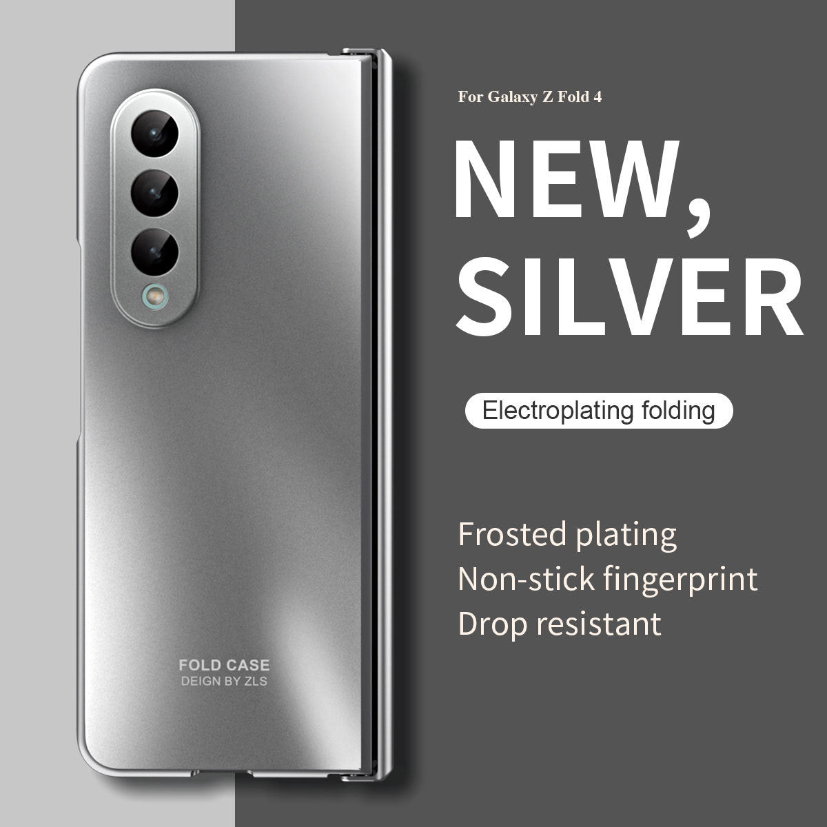 Frosted Plating Multi-protection Case For Samsung Galaxy Z Fold4 Fold3