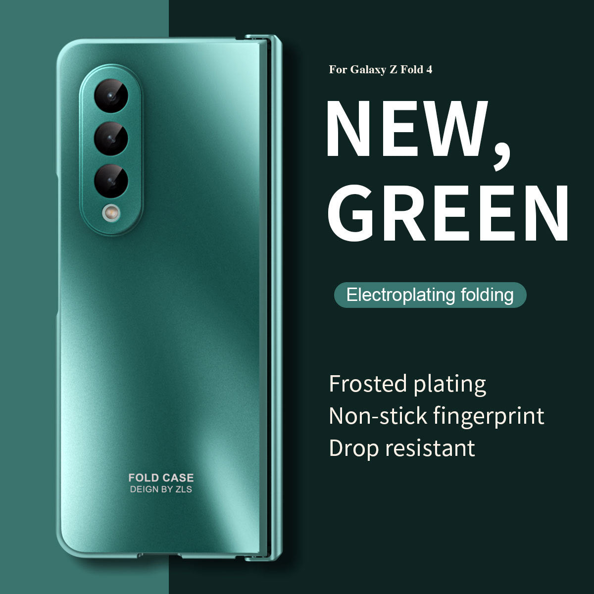 Frosted Plating Multi-protection Case For Samsung Galaxy Z Fold4 Fold3