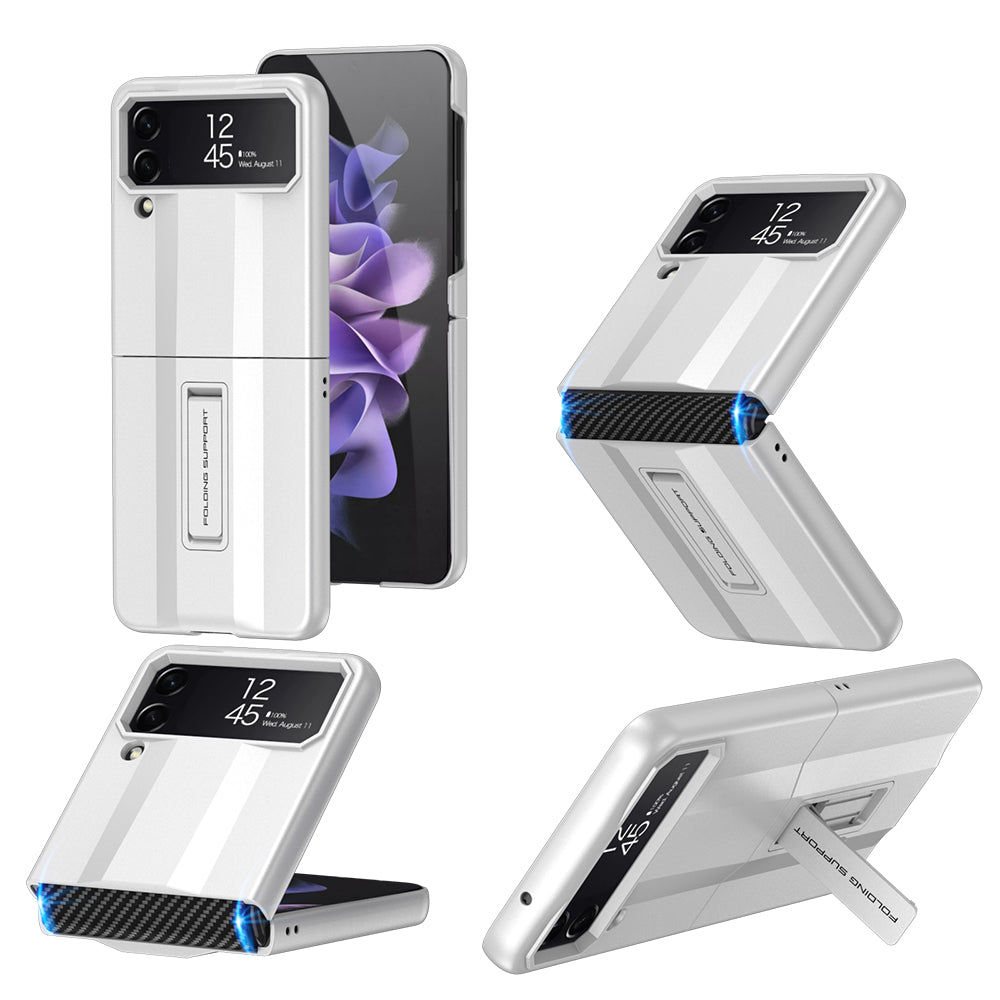 Full Protection Shockproof Phone Case With Folding Stand For Samsung Galaxy Z Flip4 5G