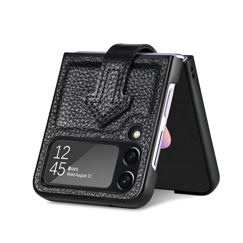 Ultra-Thin Folding Leather Samsung Galaxy Z Flip4 5G Case