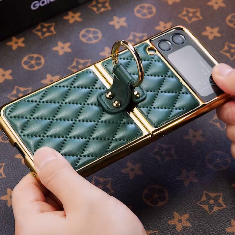 Creative Electroplating Diamond Protective Cover For Samsung Galaxy Z Flip 3 5G pphonecover