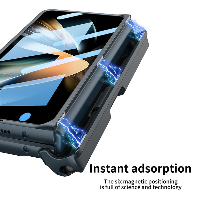 Magnetic mech all-encompassing protection case For Samsung Galaxy Z Fold4