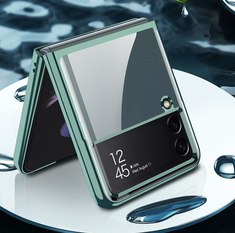 Ultra-thin Electroplated Transparent Samsung Galaxy Z Flip4  Hard Cover