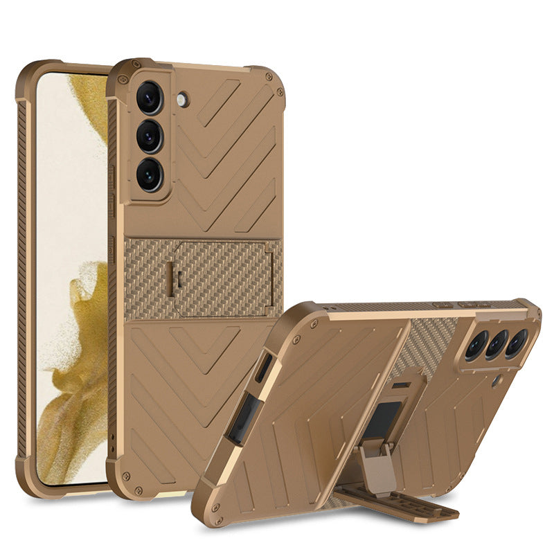 Magnetic Armor All-included Protective Cover With Hinge Holder For Samsung Galaxy Z Fold 3 5G / S22 series