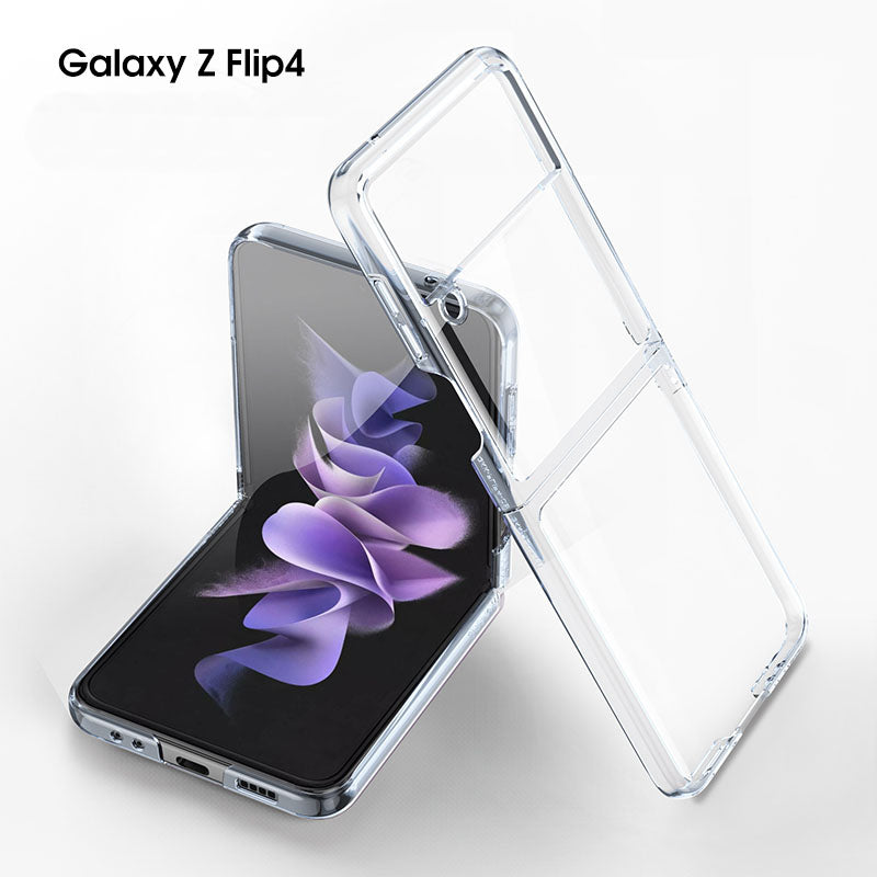Ultra-thin Electroplated Transparent Samsung Galaxy Z Flip4  Hard Cover