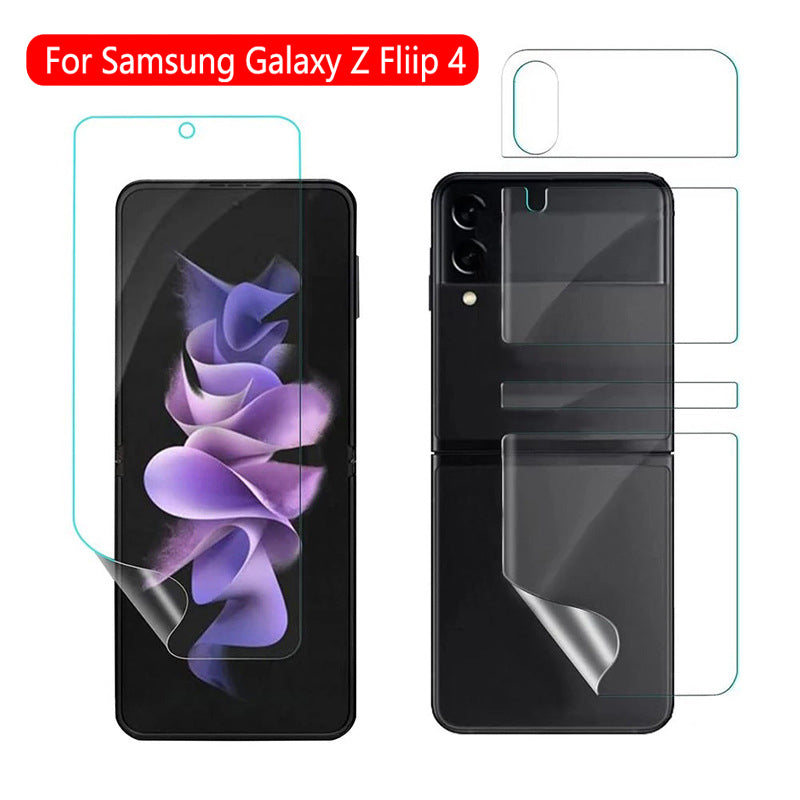 3 In 1 Hydrogel Film Screen Protector For Galaxy Z Flip 4 5G