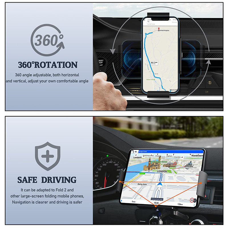 Automatic Clamping Car Wireless Charger Air Vent Mount Phone Holder
