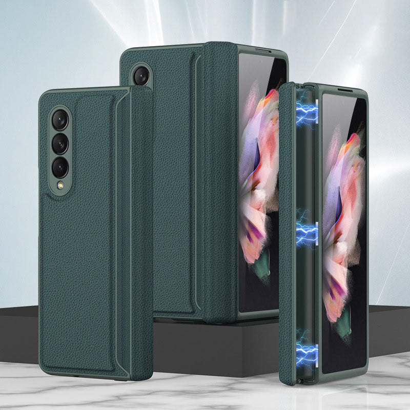 Magnetic Frame Leather All-included Case For Samsung Galaxy Z Fold 3 5G