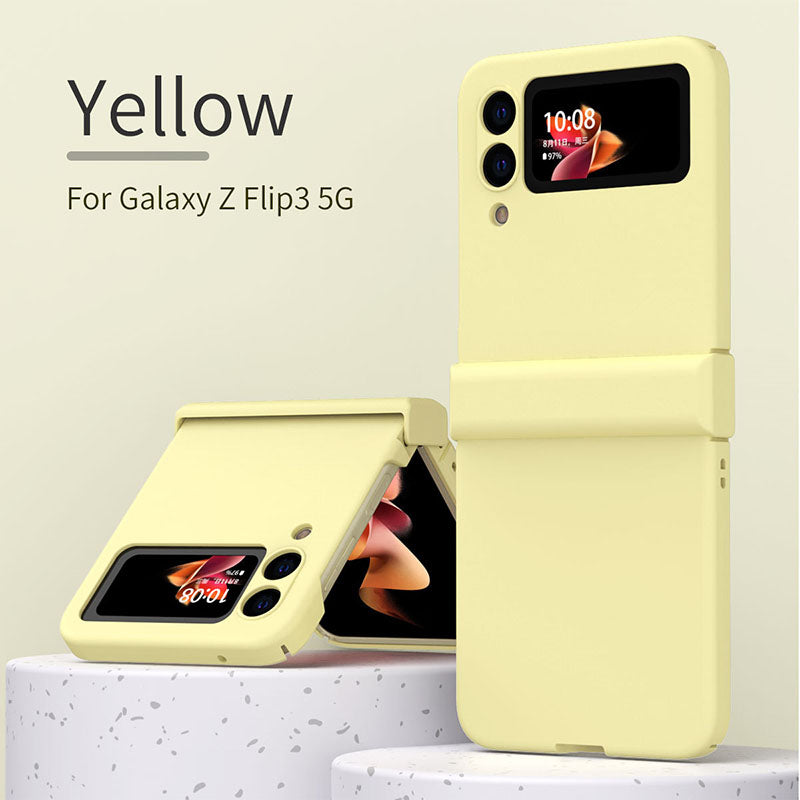 Macaron Color Armor Hinge Full Protective Cover For Samsung Galaxy Z Flip 3 5G