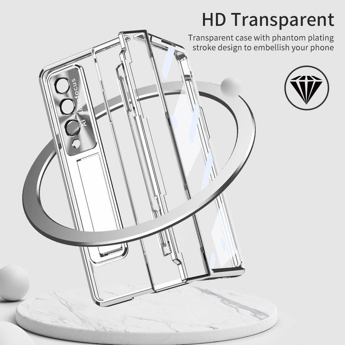Enhanced Version of Armor Hinge Folding Shell Case For Samsung Galaxy Z Fold7/6/5/4/3