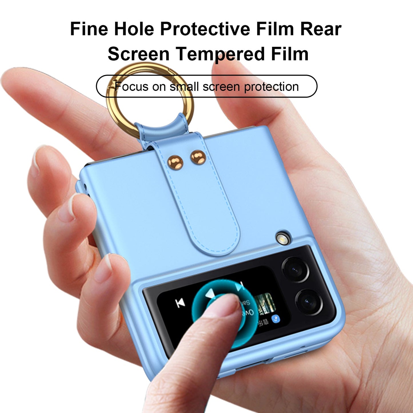 Samsung Galaxy Z Flip4 Ultra-Thin Hard Cover with Ring