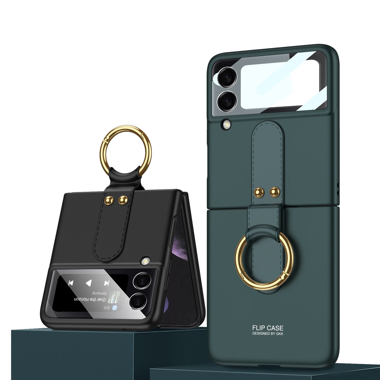 Samsung Galaxy Z Flip4 Ultra-Thin Hard Cover with Ring