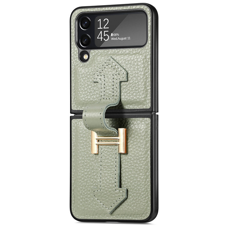 Ultra-Thin Folding Leather Samsung Galaxy Z Flip4 5G Case