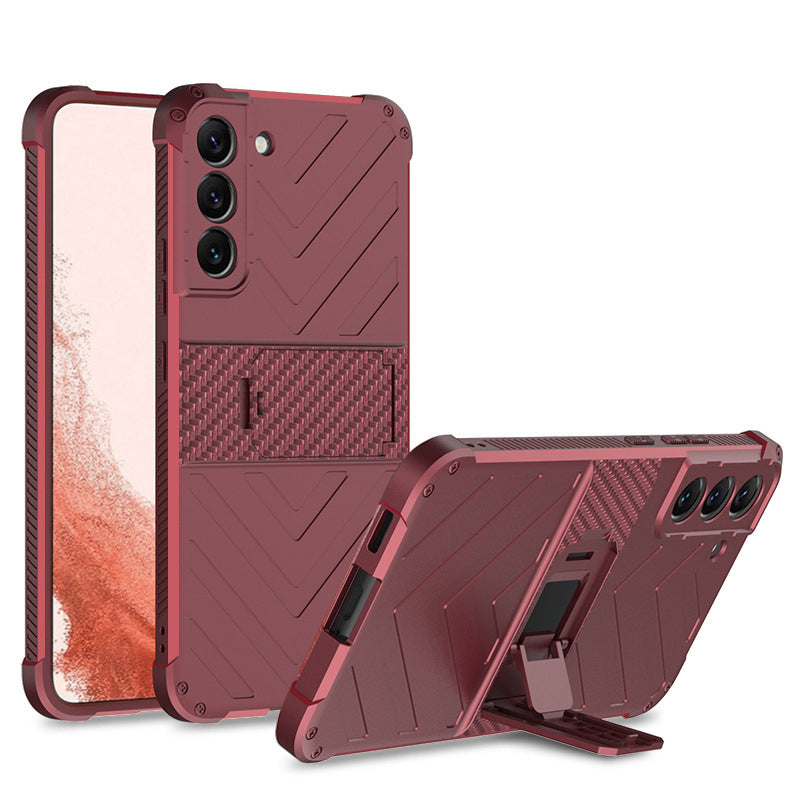 Magnetic Armor All-included Protective Cover With Hinge Holder For Samsung Galaxy Z Fold 3 5G / S22 series