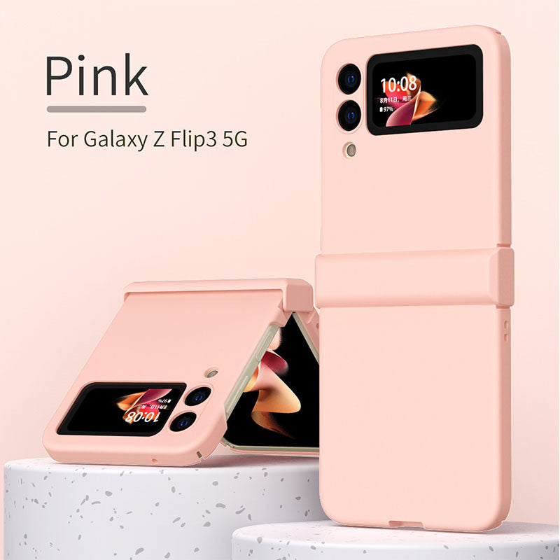 Macaron Color Armor Hinge Full Protective Cover For Samsung Galaxy Z Flip 3 5G