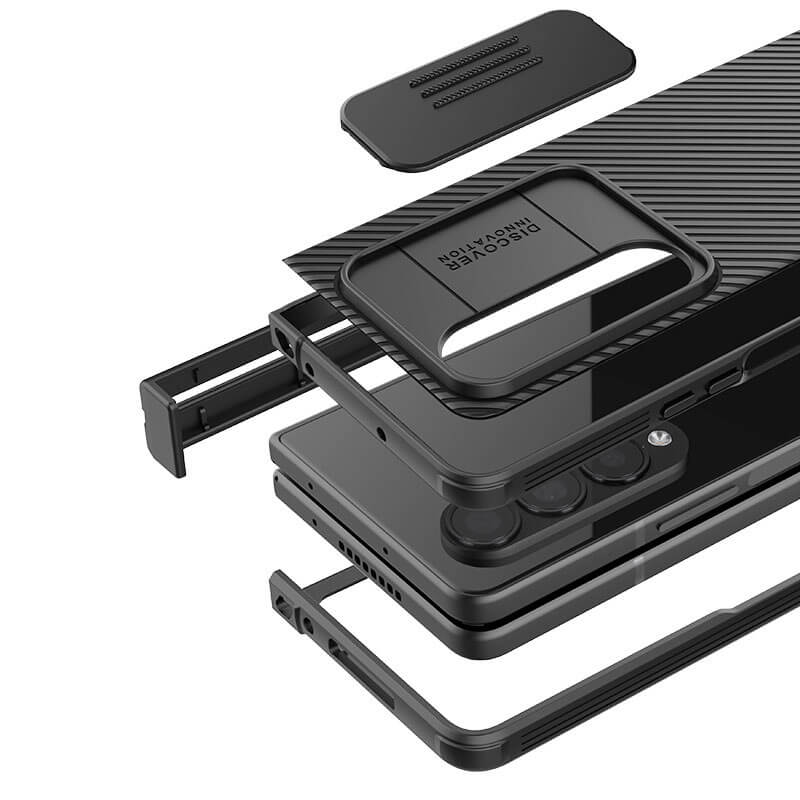 Full Protection Samsung Galaxy Z Fold4 5G Case with Original S pen Slot & Lens Protector