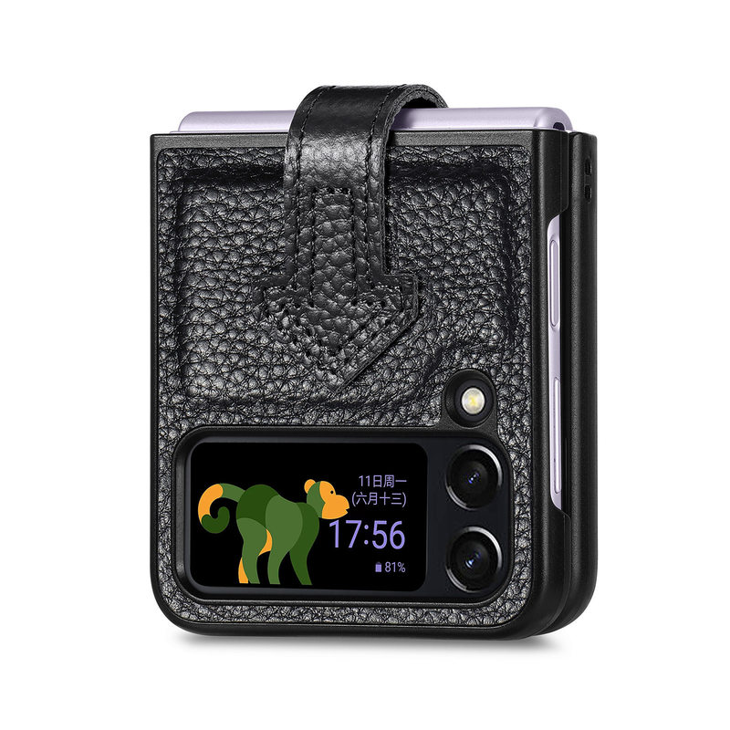 Ultra-Thin Folding Leather Samsung Galaxy Z Flip4 5G Case
