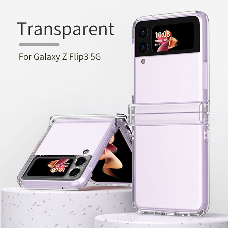 Macaron Color Armor Hinge Full Protective Cover For Samsung Galaxy Z Flip 3 5G