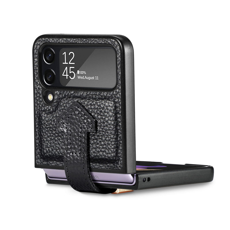 Ultra-Thin Folding Leather Samsung Galaxy Z Flip4 5G Case