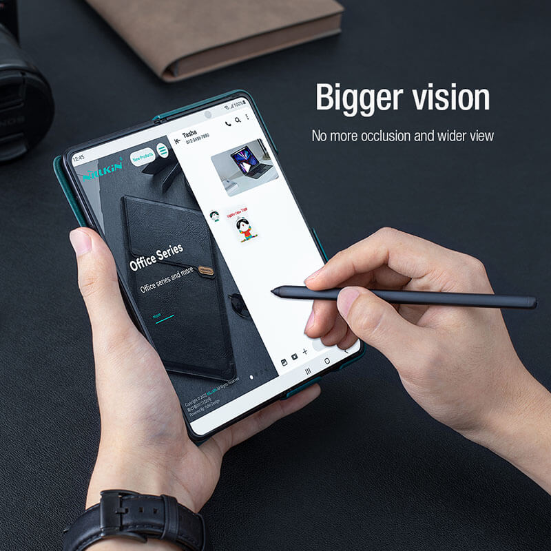 Full Protect Leather Case For Samsung Galaxy Z Fold4 5G with Spen Slot
