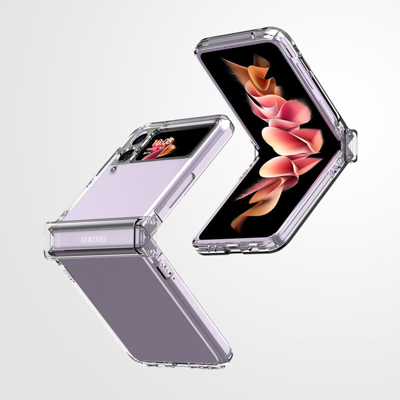Macaron Color Armor Hinge Full Protective Cover For Samsung Galaxy Z Flip 3 5G