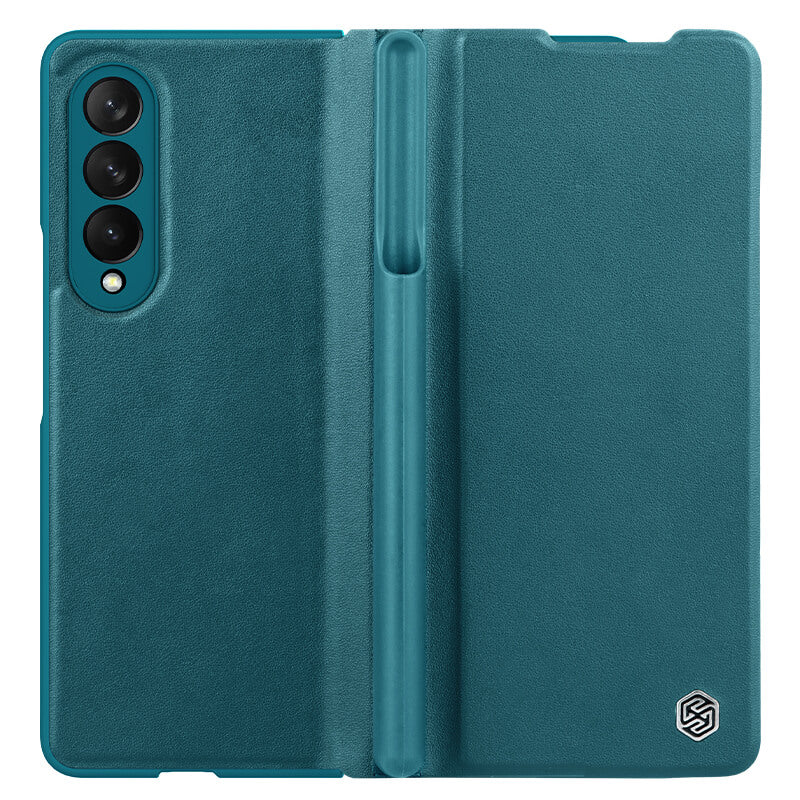 Full Protect Leather Case For Samsung Galaxy Z Fold4 5G with Spen Slot