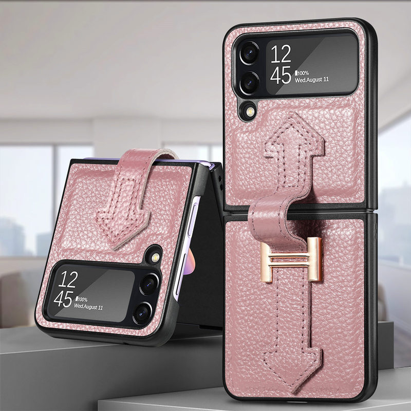 Ultra-Thin Folding Leather Samsung Galaxy Z Flip4 5G Case