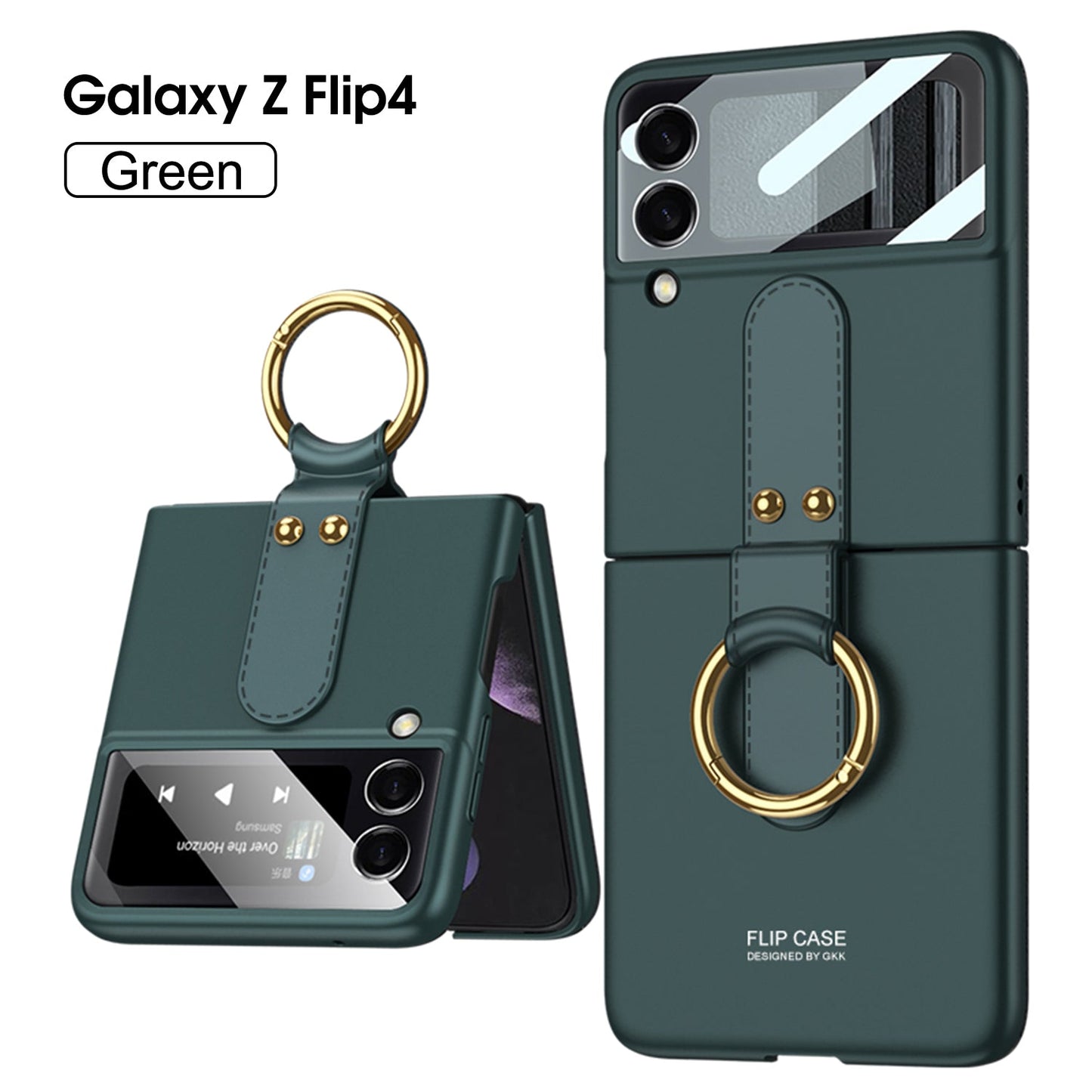 Samsung Galaxy Z Flip4 Ultra-Thin Hard Cover with Ring