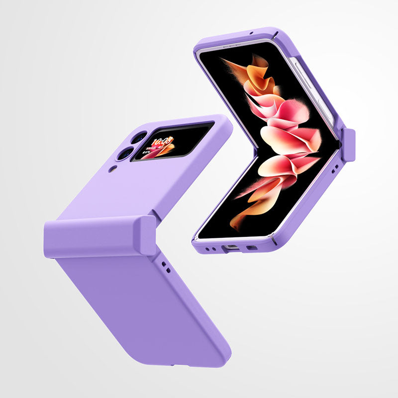 Macaron Color Armor Hinge Full Protective Cover For Samsung Galaxy Z Flip 3 5G