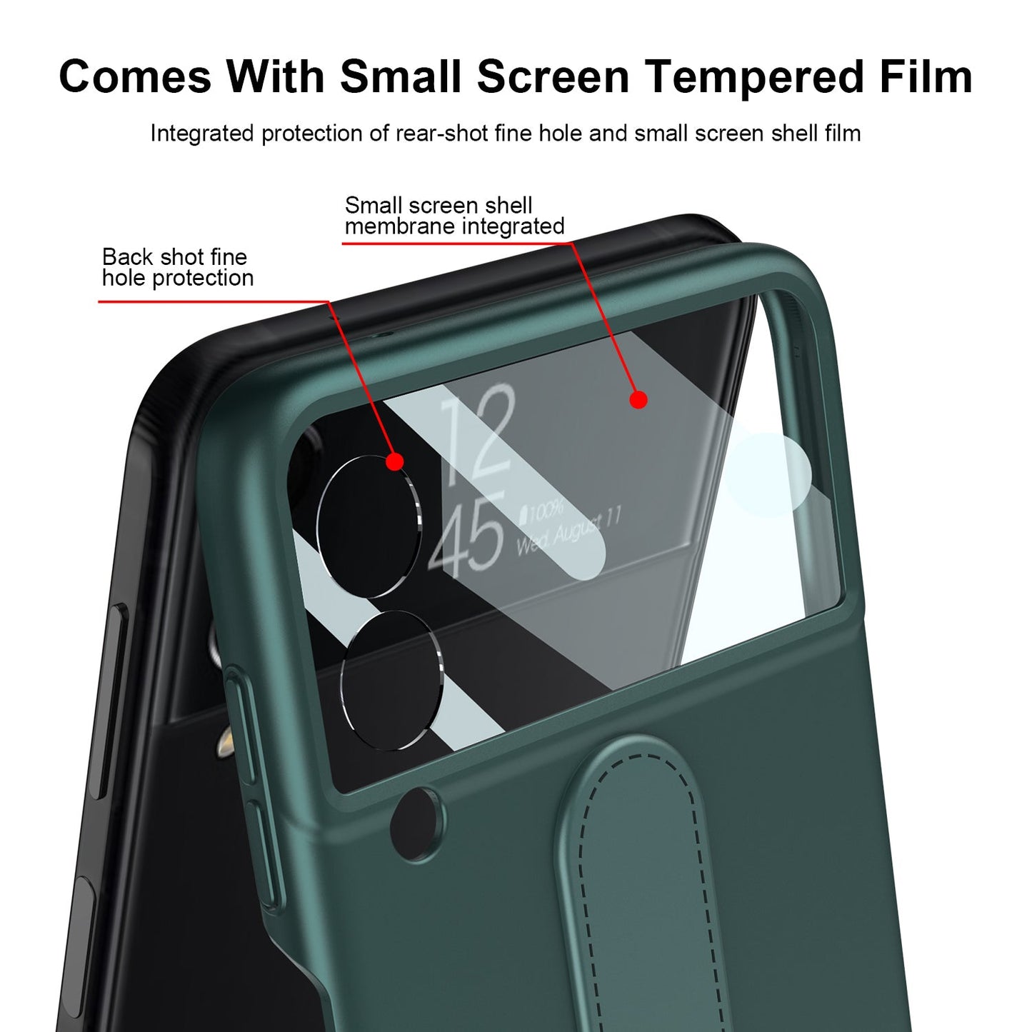 Samsung Galaxy Z Flip4 Ultra-Thin Hard Cover with Ring