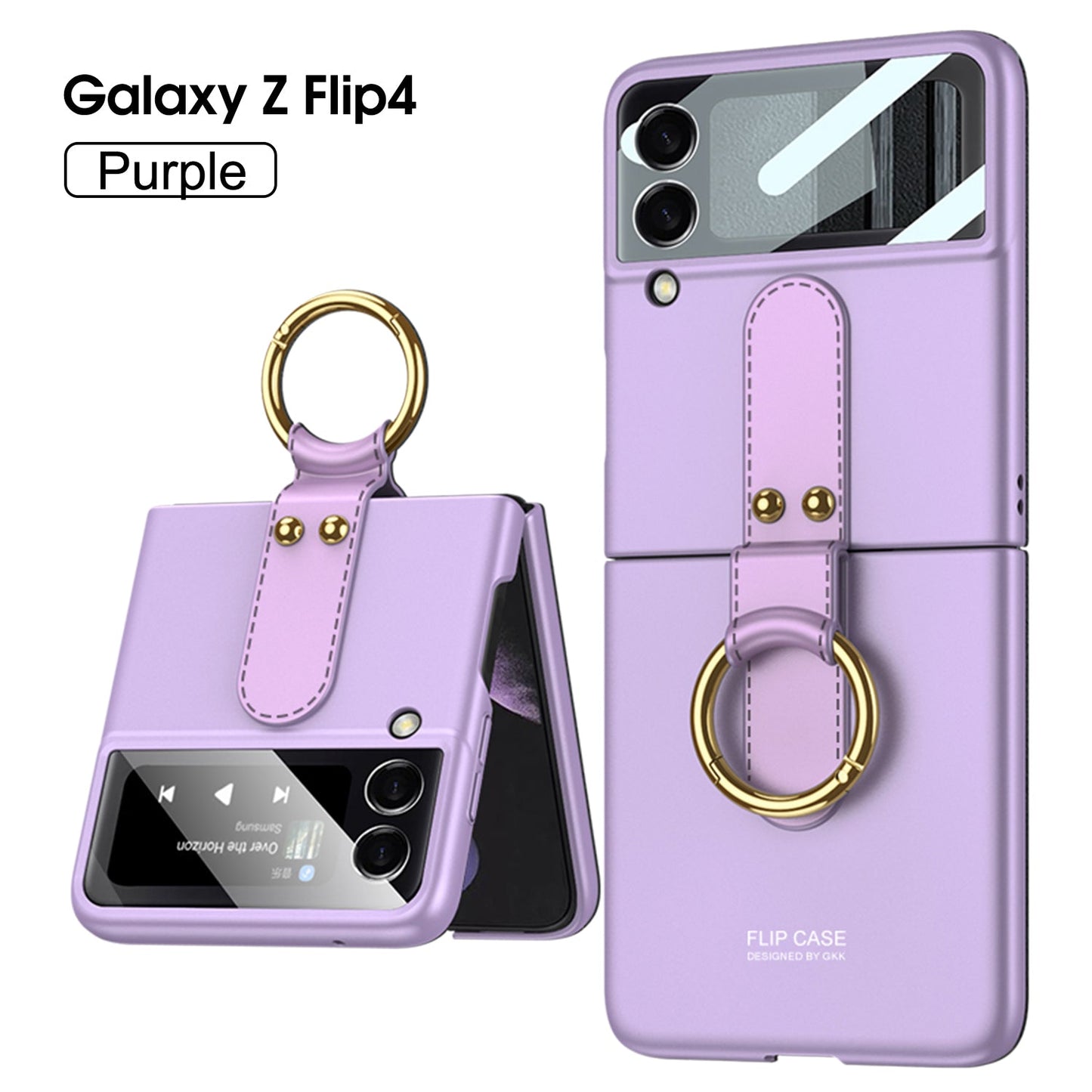 Samsung Galaxy Z Flip4 Ultra-Thin Hard Cover with Ring