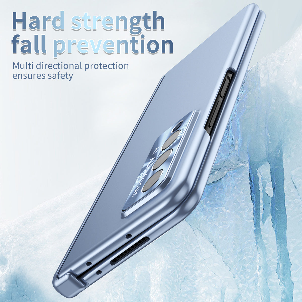 Anti-Falling Pen Holder Hard Case for Samsung Galaxy Z Fold4 5G Fold3