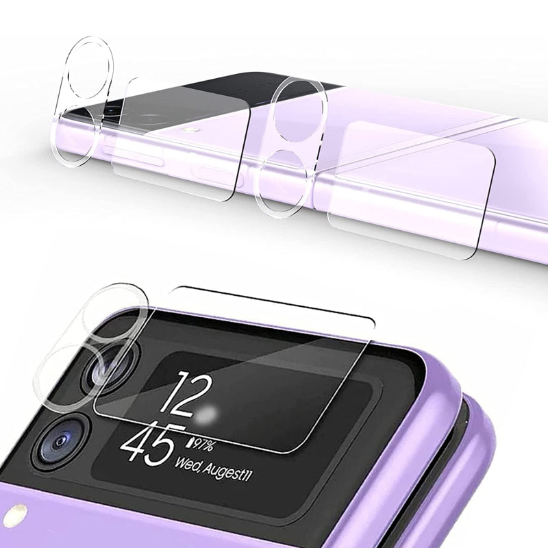 Samsung Galaxy Z Flip 3 Flip4 5G Camera Lens Glass & Rear Screen Protector