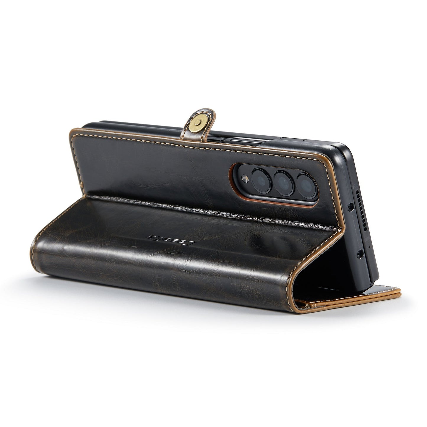 Full Protection Business Leather Case for Samsung Galaxy Z Fold3 Fold 4 Fold4 Fold 3 5G Card Pocket Mobile Phone Cover