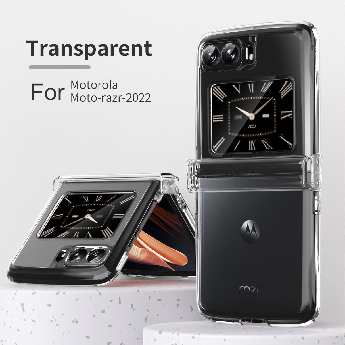 Full Protection Hinge Hard Phone Case for Motorola MOTO Razr 2022