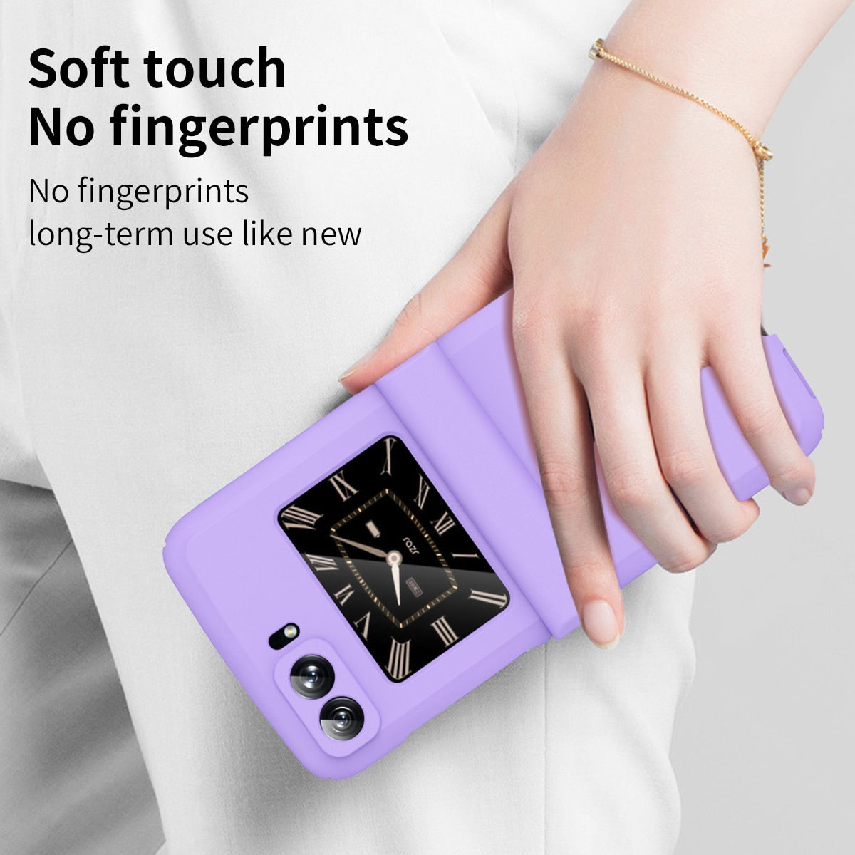 Full Protection Hinge Hard Phone Case for Motorola MOTO Razr 2022