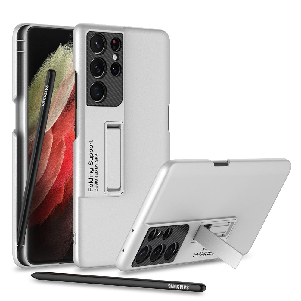 Case for Samsung Galaxy S21 S22 Plus Ultra Ultra-Slim Shockproof Side Pen Stand Plastic Cover For Galaxy S21 S22 Ultra