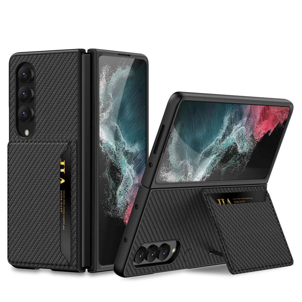 Leather Ultra-thin Card Package Cover For Samsung Galaxy Z Fold 4 5G