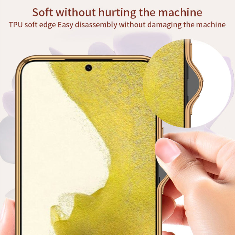 Painted Tempered Glass Case For Samsung Galaxy S22 Plus Ultra Case