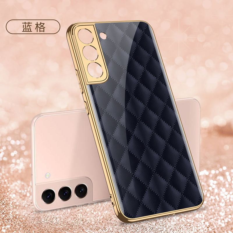 Painted Tempered Glass Case For Samsung Galaxy S22 Plus Ultra Case