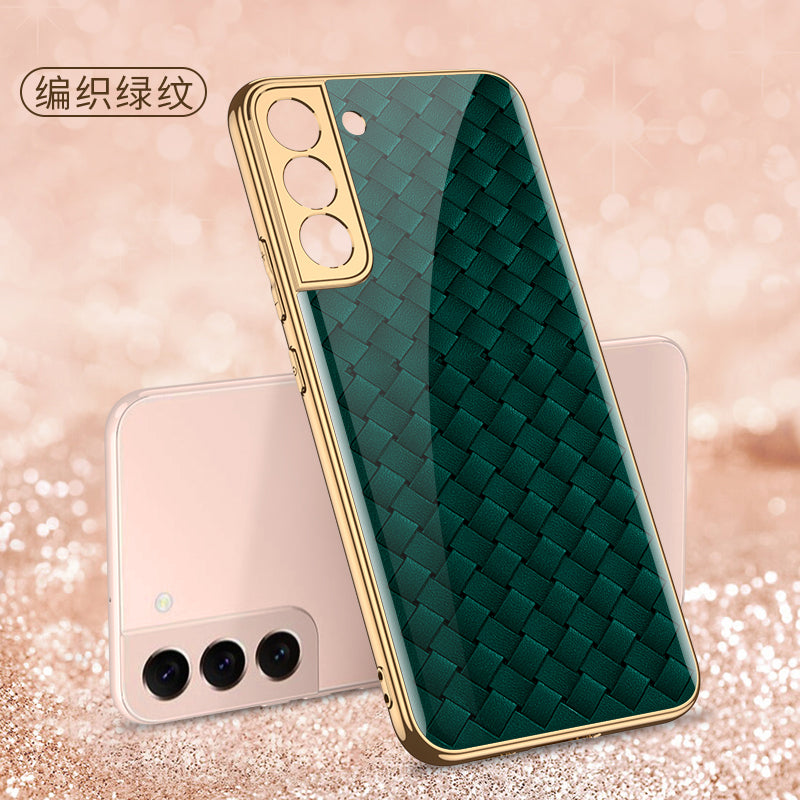 Painted Tempered Glass Case For Samsung Galaxy S22 Plus Ultra Case