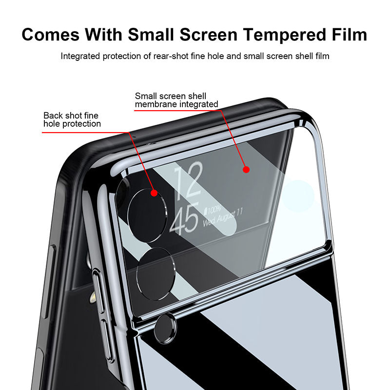 Galaxy Z Flip3 Piano Paint Shell Film Integrated Case For Samsung
