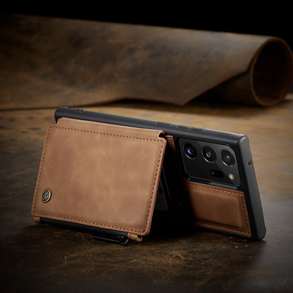 Dual Layer Flip Zipper Leather Cardholder Wallet Cover Case For Samsung Galaxy S22 S20 S21 FE Note 20