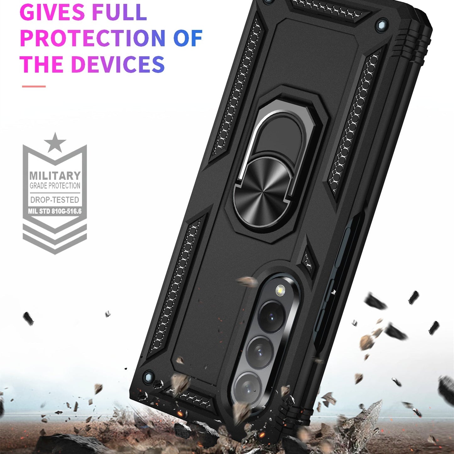 Kickstand Armor Case for Samsung Galaxy Z Fold4 5G