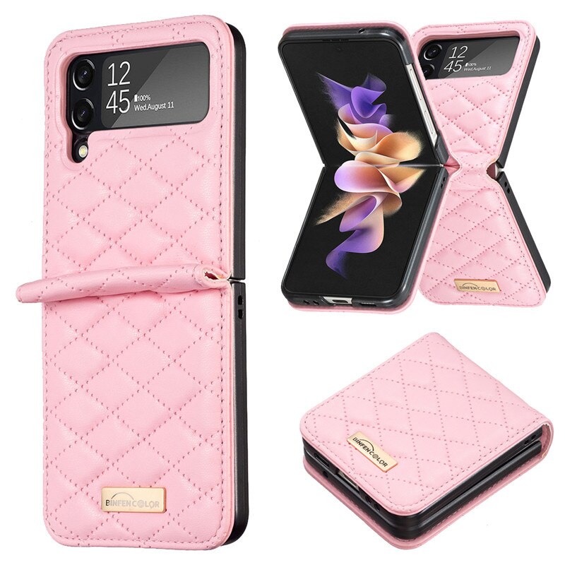 Leather Cover for Samsung Galaxy Z Flip4 5G