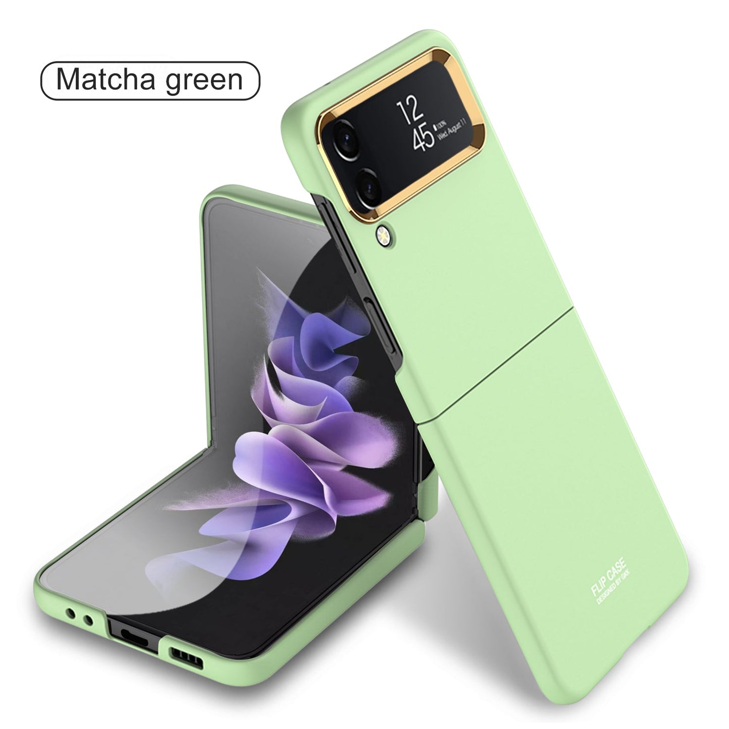 PC Folding Case For Samsung Galaxy Z Flip 4 5G Phone Case Ultra-thin Anti Fingerprint Camera Protective elegant shell for flip4