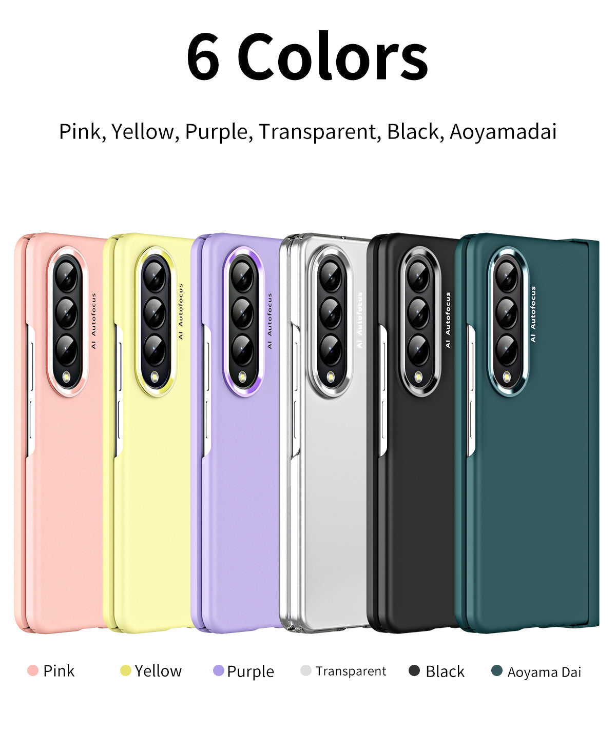 2 Pcs Lens Ring for Samsung Z Fold 4 Hinge Case With Pen Slot Add Touch Pen for Galaxy Z Fold 4 5G
