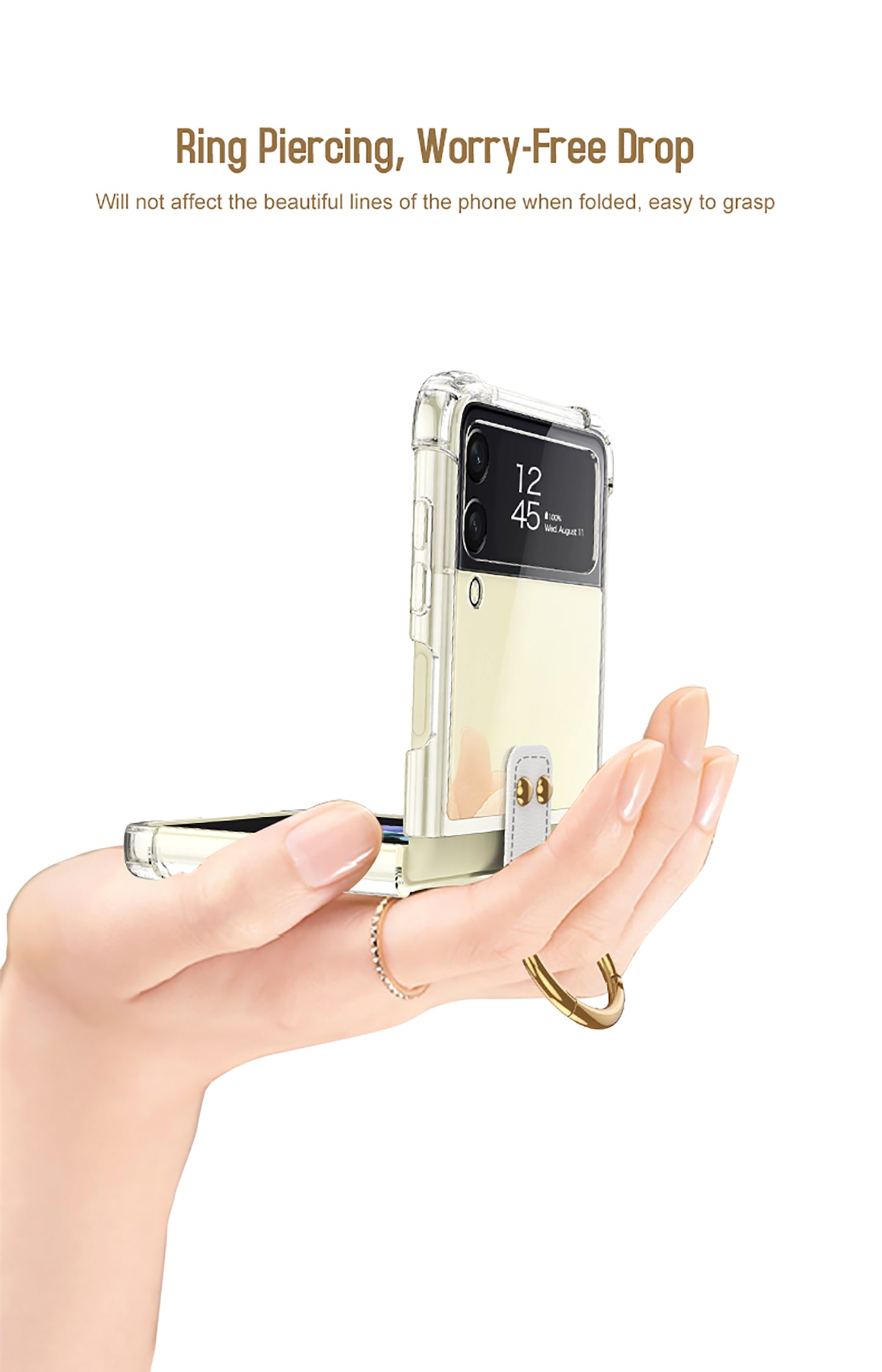 Airbag Corner Hard Silicone Case For Samsung Galaxy Z Flip 3 5G Case Included Capacitance Pen Slot Cover For Galaxy Z Flip 3