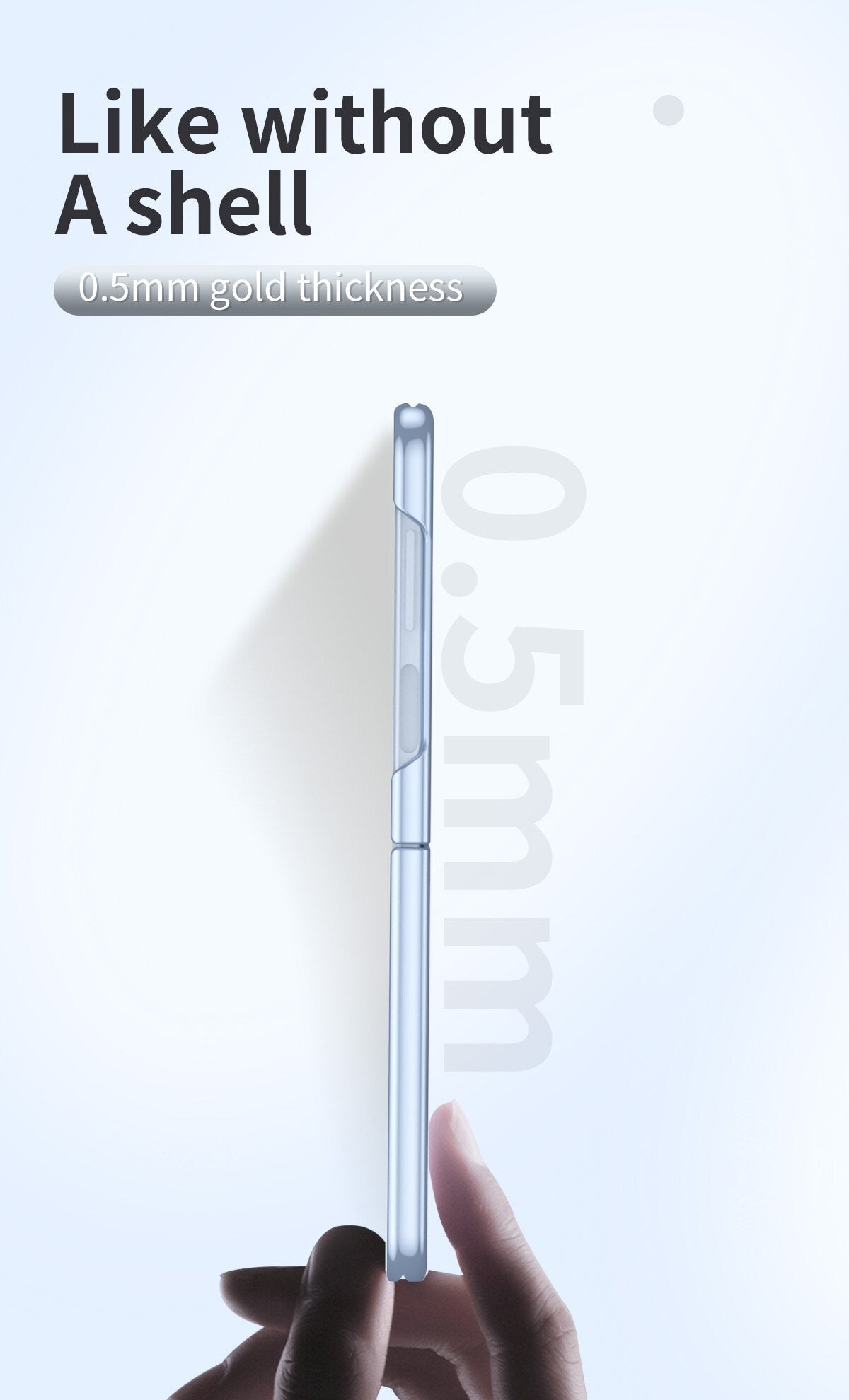 Clear Plating Capa For Samsung Galaxy Z Flip4 5G  Case Fundas Transparent Frame Hard PC Protection Cover